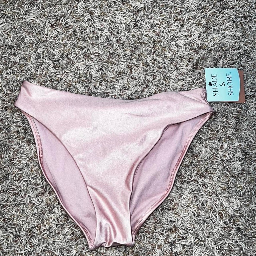 NWT Shade & Shore High Leg Bikini Bottom | Size S